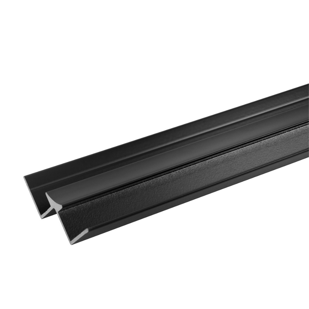 Cut out image of the Showerwall Compact Black Internal Corner Trim